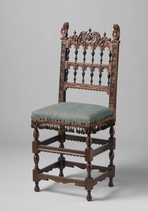 Geschnitzter Stuhl, ca. 1620-50