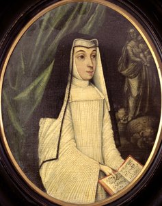 Mary Barbara Huddleston (1708-87) im Habit einer Nonne des Ordens der Augustiner-Chorfrauen im englischen Kloster in Brügge, ca. 1727 von Netherlandish School