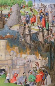 Szenen aus der Aeneis, von Virgil, 1472-73 von Netherlandish School