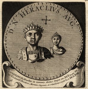 Porträt des byzantinischen Kaisers Constans II. und Fausta von Netherlandish School