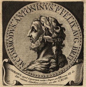 Porträt des römischen Kaisers Commodus von Netherlandish School