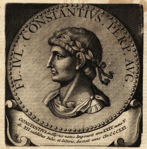 Porträt des römischen Kaisers Constantius II. von Netherlandish School