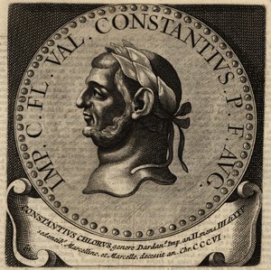 Porträt des römischen Kaisers Constantius I. von Netherlandish School
