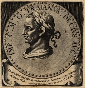 Porträt des römischen Kaisers Decius. von Netherlandish School