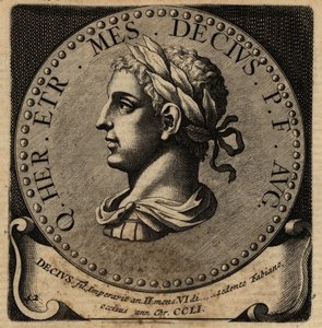 Porträt des römischen Kaisers Herennius Etruscus. von Netherlandish School