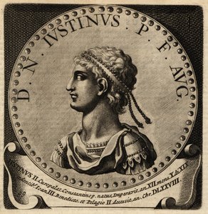 Porträt des römischen Kaisers Justin II. von Netherlandish School