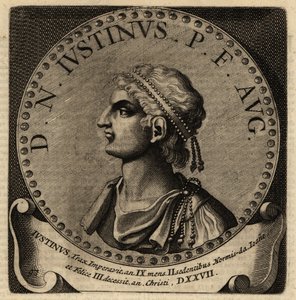 Porträt des römischen Kaisers Justin I. von Netherlandish School