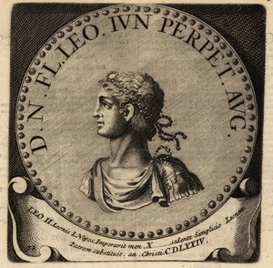 Porträt des römischen Kaisers Leo II. von Netherlandish School