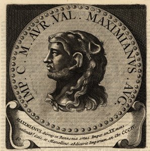 Porträt des römischen Kaisers Maximian von Netherlandish School