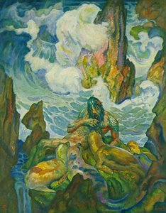 Proteus, der alte Mann des Meeres von Newell Convers Wyeth