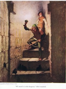 Wir müssen in den Verliesen sein, bemerkte Dick von Newell Convers Wyeth