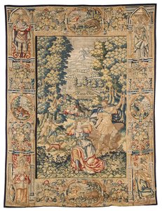 Mythologischer Wildpark-Wandteppich, erstes Viertel des 17. Jahrhunderts von Nicasius Aerts
