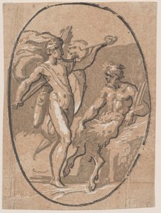 Der Wettstreit zwischen Apollo und Marsyas, ca. 1540-1550