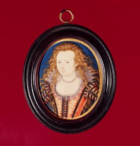 Elisabeth von Böhmen, Frau des Kurfürsten Friedrich V., Tochter von Jakob I. von Nicholas Hilliard