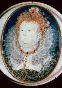 Miniaturporträt von Königin Elizabeth I., 16. Jahrhundert