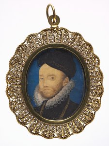 Porträt eines Mannes von Nicholas Hilliard