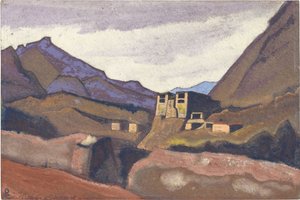 Ladakh von Roerich, Nicholas (1874-1947). Tempera auf Karton, Größe: 30,5x45,7 von Nicholas Roerich