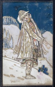 Kostümentwurf für das Theaterstück "Die Schneejungfrau" von Alexander Ostrowski von Nicholas Roerich