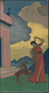 Lied des Morgens, dekoratives Panel, "Träume der Weisheit"-Serie, 1920