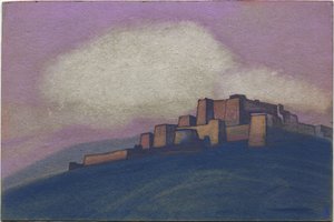 Tibetische Festung, 1936 von Nicholas Roerich