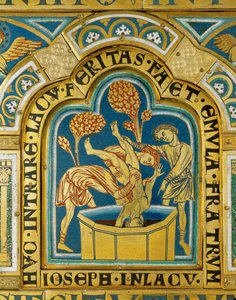 Joseph wird von seinen Brüdern in den Brunnen geworfen