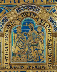 König Salomo und die Königin von Saba von Nicholas of Verdun