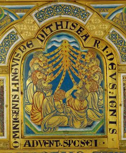 Pfingsten, vom Verduner Altar von Nicholas of Verdun