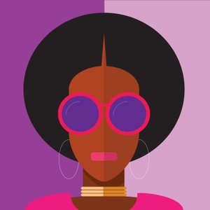 Afro-Mädchen