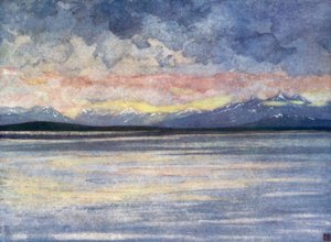 Norwegen: Berge und Fjord gegenüber Molde