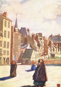 Eine Straße in Granville