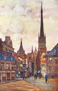 Eine Straße in Rouen
