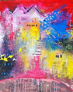 Lebhaftes Urbanes Abstrakt