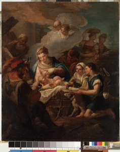 Anbetung des Christkindes von Nicolò Grassi