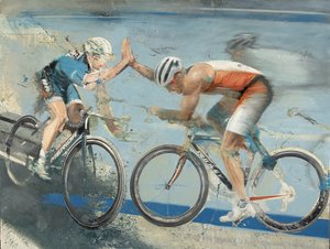 Radfahrer, 2021 von Nicola Pucci