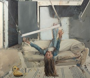 Mädchen mit Trapez von Nicola Pucci