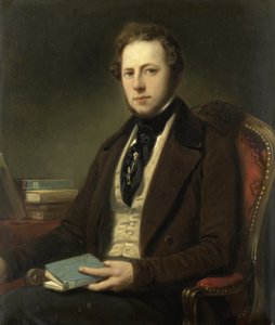 Porträt eines Mannes, vielleicht Petrus Augustus de Genestet (1829-1861)