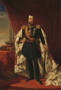 Porträt von Wilhelm III., König der Niederlande von Nicolaas Pieneman