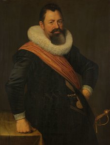 Porträt von Jochem Hendricksz Swartenhont (1566-1627) von Nicolaes Eliasz Pickenoy