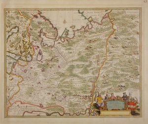 Karte von Russland und Osteuropa aus Atlas Minor, 1745