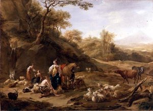 Granida und Daifilo von Nicolaes Pietersz. Berchem