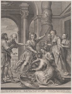 Achilles und die Töchter des Lykomedes