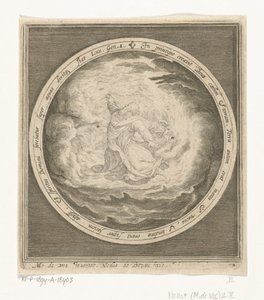 Erster Tag der Schöpfung: Gott erschafft Himmel und Erde von Nicolaes de Bruyn