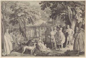 Predigt von Johannes dem Täufer von Nicolaes de Bruyn