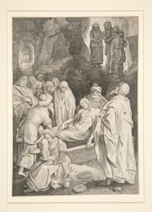 Die Grablegung (Passionsserie) von Nicolaes de Bruyn