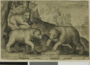 Drei Bären, Platte zehn aus Vierbeinige Tiere