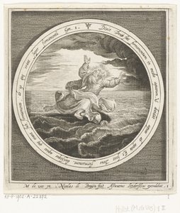 Zweiter Tag der Schöpfung: Gott trennt die Wasser in Himmel und Meer