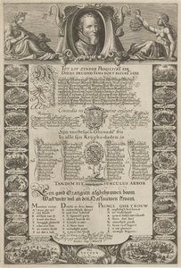 Allegorisches Porträt zu Ehren von Prinz Maurits, 1612