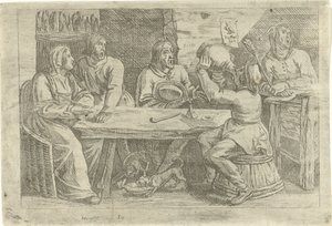 Bauern mit Narr