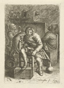 Rauchender Mann von Nicolaes van Haeften