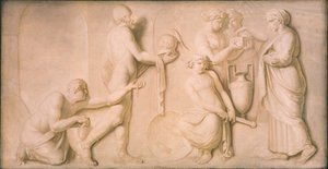 Achilles und die Töchter des Lykomedes von Nicolai Abildgaard